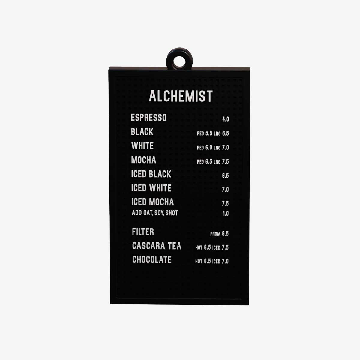 Letterboard Menu